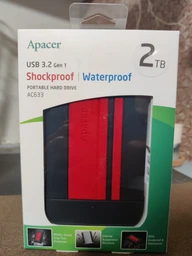 Жесткий диск Apacer AC633 2TB 5400rpm 8MB AP2TBAC633R-1 2.5" USB 3.1 Power Red фото от покупателей 2