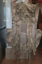 Рюкзак тактичний штурмовий зсу 80 л Cordura, рюкзак військовий Кордура койот, похідний тактичний рюкзак ВСУ фото від покупців 1