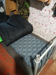 Надувной туристический коврик каремат Eagle Rock 40DNylon TPU серый NAD00311 надувной матрас для палатки фото от покупателей 13