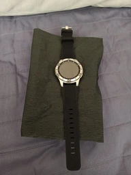 Силіконовий ремінець Watchbands для Samsung Galaxy Gear S3 / Samsung Galaxy Watch 46mm - чорний (WB001GALAXYBLACK20) фото від покупців 3
