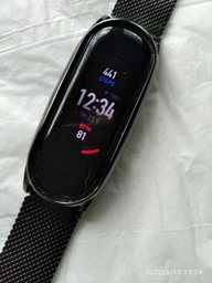 Mеталлический ремешок Миланская Петля Milano Jobs Xiaomi Mi Band 6/5/4/3 серебристый (mrk3065) фото от покупателей 1