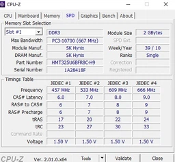 Оперативна пам'ять SK hynix DDR3 4GB 1333 MHz CL9 1,5 V (HMT351U6BFR8C-H9) фото від покупців 12