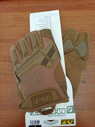 Військові тактичні рукавиці без пальців ( L - розмір, Койот - колір ) фото від покупців 1