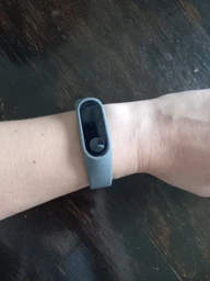 Силиконовый ремешок MRK для фитнес браслета Xiaomi Mi Band 2 Синий (mrk21042072) фото от покупателей 2