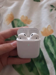 Бездротові Bluetooth навушники Airoha TWS 2gen для iphone, android бездротова зарядка, White