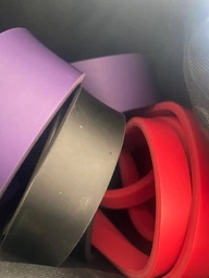 Набір для спорту петлі для підтягувань U-Powex PRO із 4 петель гумки для фітнесу + спортивні рукавички U-Powex (1609214201) фото від покупців 4