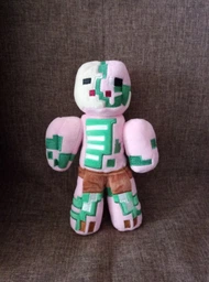 Мягкая игрушка Майнкрафт Свино зомби 23 см (свинозомби) Minecraft (6337)