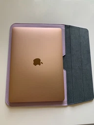 Чехол конверт для ноутбука или планшета из Эко-кожи DDC для Macbook Air Pro 13"-14" Черный (DDC201) фото от покупателей 6