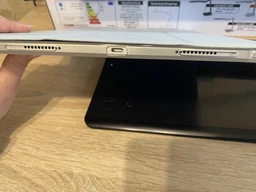 Силиконовый чехол Fruct Protect Plus для iPad 12.9 2018-22 Противоударный с держателем для стилуса Голубой фото от покупателей 3