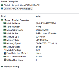 Оперативна пам'ять AMD SODIMM DDR4 8Gb 2666Mhz PC4-21300 CL18 R7 Performance Series (R748G2606S2S-U) фото від покупців 4