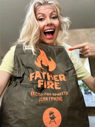 Брикеты древесноугольные FATHER FIRE 5 кг (4820260440011) фото от покупателей 4
