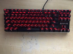 Клавіатура ігрова Механічна Дротова ZUOYA X51 87 з RGB-підсвічуванням Anti Ghosting (Red Switch) Біла фото від покупців 6
