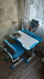 Комплект мебели Evo-Kids Стол + стул + полка + лампа (BD-23 G) фото от покупателей 6
