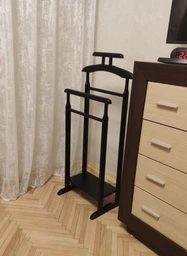 Вешалка напольная деревянная Евродом Дуэт Венге