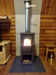 Чугунная печь-камин Bella Thalia Okta (кремовая) фото от покупателей 1