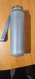 Пляшка для води Uzspace Grey 1000 мл Сіра фото от покупателей 3