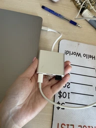 Док-станция Noname переходник USB Type-C to HDMI Adapter для Apple MacBook серебристый