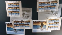 Марка 2022 року аркуш Русскій воєнний корабль ВСЬО Літера W фото від покупців 8