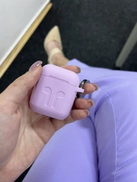 Чехол 2Е для Apple AirPods Pure Color Silicone Imprint 1.5 мм Fuchsia (2E-AIR-PODS-IBSI-1.5-FK) фото от покупателей 19