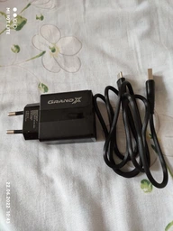 Зарядное устройство Grand-X CH-15T 5 В 2.1 A USB с защитой от перегрузки + USB Type-C Black фото от покупателей 6