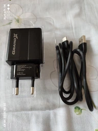 Зарядное устройство Grand-X CH-15T 5 В 2.1 A USB с защитой от перегрузки + USB Type-C Black фото от покупателей 5