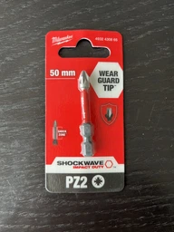 Біта для шуруповерта Shockwave Impact Duty Milwaukee PZ2 x 50 мм 1шт (4932430865) фото від покупців 2