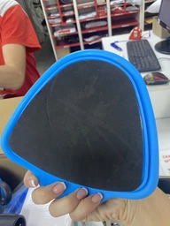 Самокат дитячий Scale Sports Kinder з сидінням і батьківською ручкою Божа корівка малиновий фото від покупців 2