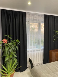 Шторы Декорин Диамант 150x265 см 2 шт Капучино (200) фото от покупателей 10