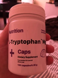Магний + Витамин B6 + L-триптофан EntherMeal L-Tryptophan Mg B6 60 капсул (TRYMGB6AB0106)