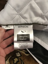 Подушка бамбуковая MirSon Eco 0411 средняя 50х70 см (2200000046642) фото от покупателей 8