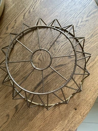 Фруктівниця DecorArt "Z" 10x27 см Золотий