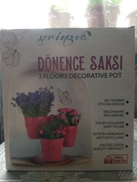Горщик для квітів Donence 3 л чорний Serinova