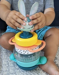 Развивающая игрушка Taf Toys пирамидка Кролик коллекция Полярное сияние (12445)