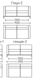 Чохол на диван NOKTA PREMIUM Графіт Універсальний 0066 фото від покупців 8