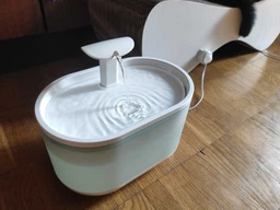 Фонтан-поїлка для котів і собак Petrust TK-WF002 2.1L зі сталевою мискою та фільтром, Металік (041-METAL) фото від покупців 5