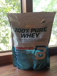 Протеин BioTech 100% Pure Whey, 1 кг - Шоколад-арахисовая паста