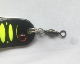 Блешня DAM Effzett Standard Spoon 30 г 6.5 см Fluo Yellow/Black UV (69610) фото від покупців 1