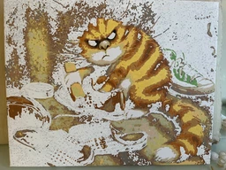 Картина за номерами "Незадоволений кіт" 40*50 см Artissimo PN5345 фото від покупців 1