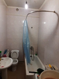 Карниз для ванної Комфорт Люкс кутовий 150×70 фото від покупців 8