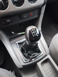 Ручка кпп з чохлом лаштунки 5 ступенів Ford Focus 2 (Форд Фокус 2) 2004-2011 р. в. чорна