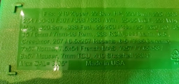 Коробка МТМ RM-50 для патронов 308 Win 50 шт. Зеленый (17730474)