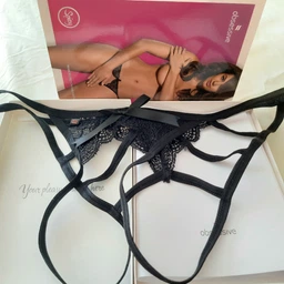 Відкриті трусики Obsessive Miamor Crotchless Panties цвет черный размер L/XL (20924005015000000)
