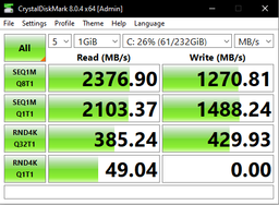 SSD диск Kingston NV1 250GB NVMe M.2 2280 PCIe 3.0 x4 (SNVS/250G)