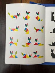 Танграм (Tangram) Дерев’яна головоломка в магнітний папці Woodiness фото від покупців 8