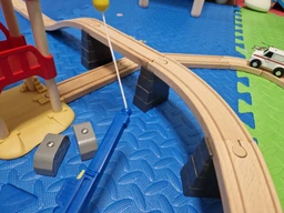 Набір дерев’яних рейок PlayTive 28 шт для залізниці | Сумісний з Ikea, Brio,Edwone, IKEA, Brio, Viga Toys