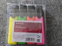 Маркер Axent Highlighter 1-5 мм 4 шт ассорти (2531-40-A) фото от покупателей 4