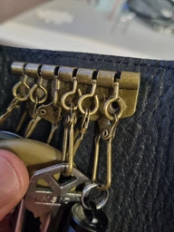 Шкіряна Ключниця DNK Leather Keys-L червона