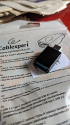 Адаптер Cablexpert USB Type-C - USB 3.0 Type-A (M) Black (A-USB3-CMAF-01)