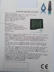 Термогігрометр Generic HTC-1 годинник будильник метеостанція