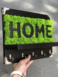 Ключница настенная и стабилизированый мох MiNature Moss фото от покупателей 3